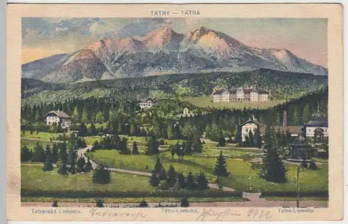 (29066) AK Tatranská Lomnica, Tatralomnitz 1921
