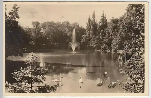(28946) AK Landau in der Pfalz, Ostpark 1940