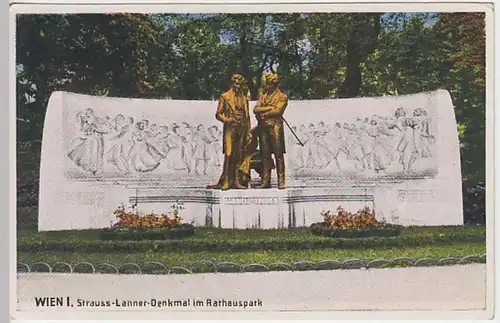 (28936) AK Wien, Strauss-Lanner-Denkmal vor 1945