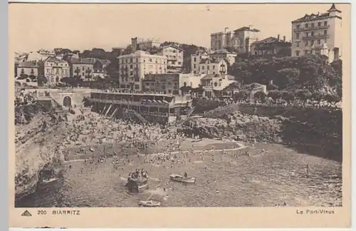 (28930) AK Biarritz, Le Port-Vieux 1910/20er