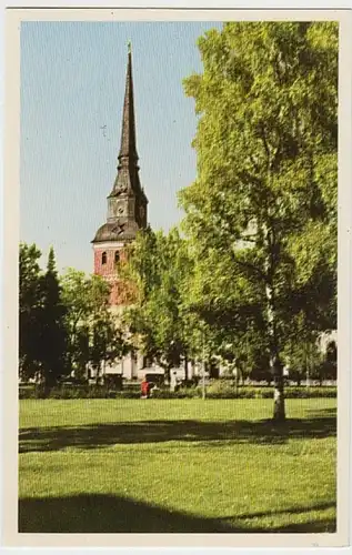 (28894) AK Mora, Kyrkan och Tingslunden vor 1945