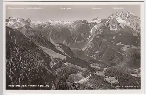 (28889) AK Berchtesgadener Alpen, Blick v. Kehlstein vor 1945