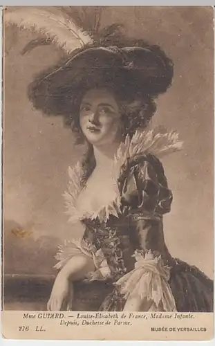 (28842) AK Gemälde Portrait Louise-Elisabeth de France um 1910