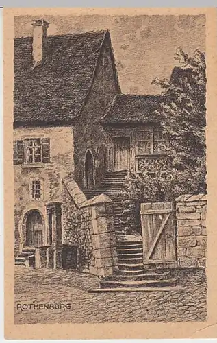 (28746) AK Rothenburg o.T., Stadtkirchnerwohnung 1910/20er