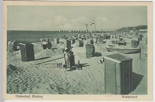 (28717) AK Ostseebad Misdroy, Międzyzdroje, Weststrand 1932