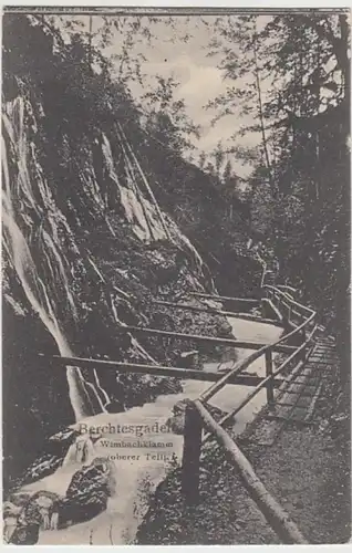 (28682) AK Berchtesgaden, Wimbachklamm oberer Teil um 1910