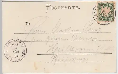 (28582) AK Gruss aus Landshut, Blick von Nordost 1897