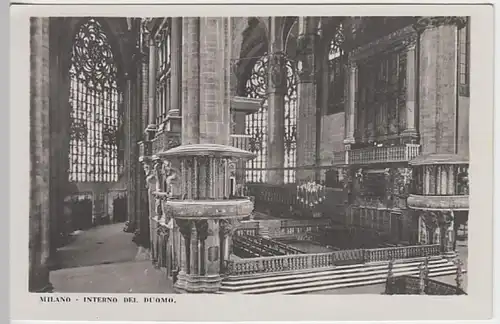 (28543) Foto AK Milano, Interno del Duomo