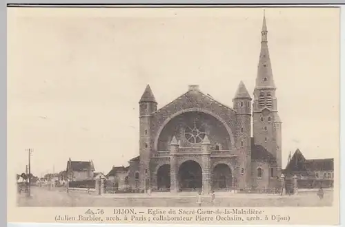 (28524) AK Dijon, Eglise du Sacre-Coeur-de-la-Maladière 1910er