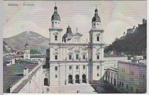 (28519) AK Salzburg, Domkirche 1910