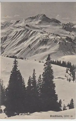 (28479) AK Brechhorn, Karte d. Alpinen Ski Klubs München 1910er