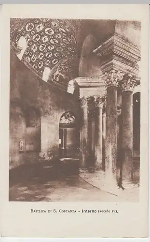 (28373) AK S. Costanza, Basilica interno 1910er