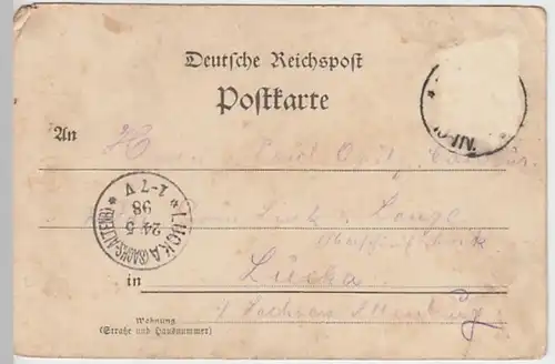 (28307) AK Gruß aus Augustusbad bei Radeberg, Bethlehemstift 1898