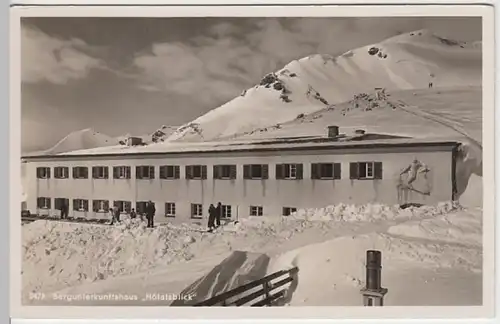 (28302) Foto AK Nebelhorn, Unterkunftshaus Höfatsblick 1938