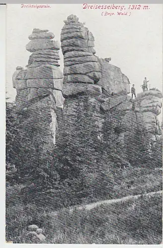 (28262) AK Dreikönigsstein, Bayer. Wald, am Dreisesselberg, vor 1945