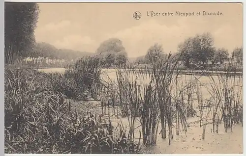 (28219) AK Dixmude, L'Yser entre Nieuport 1910er