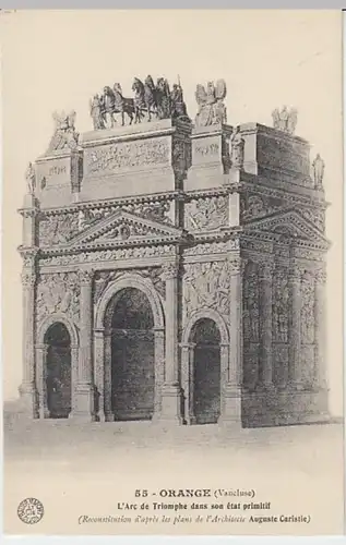 (28194) AK Orange, L'Arc de Triomphe dans son état primitif 1910er