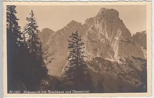 (28188) Foto AK Stripsenjoch, Fleischbank, Totenkirchl 1930