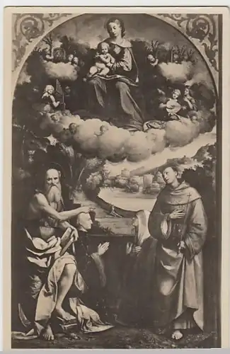 (28155) AK Gemälde Madonna col Figlio v. Garofalo, Ferrara