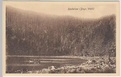 (28180) AK Sankt Oswald-Riedlhütte, Rachelsee, vor 1945