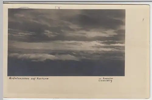 (28159) Foto AK Rauhorn, Blick vom Grünten 1933