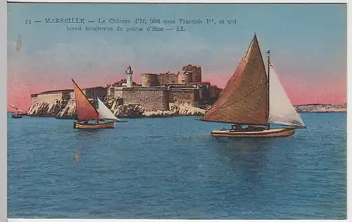 (28099) AK Marseille, Le Chateau d'If 1910/20er