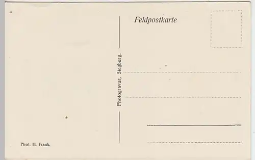 (28096) AK St. Quentin, Rathausplatz mit Hauptwache 1914-18