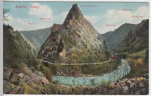 (28077) AK Bodetal im Harz 1910/20er