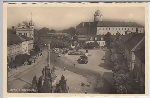 (28043) Foto AK Lazne Podebrady 1930/40er