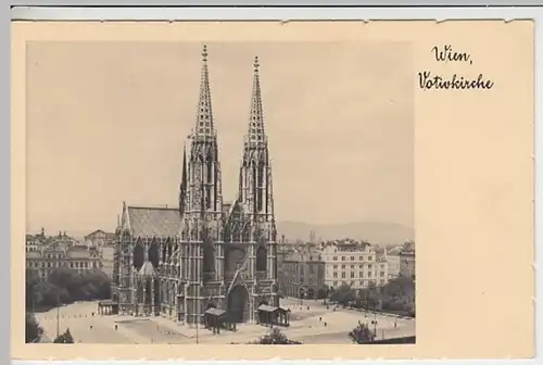 (28031) AK Wien, Votivkirche, vor 1945