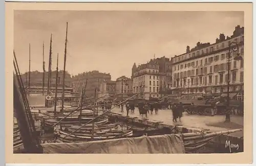 (28015) AK Marseille, Hafen, Quai de la Fraternite, vor 1945