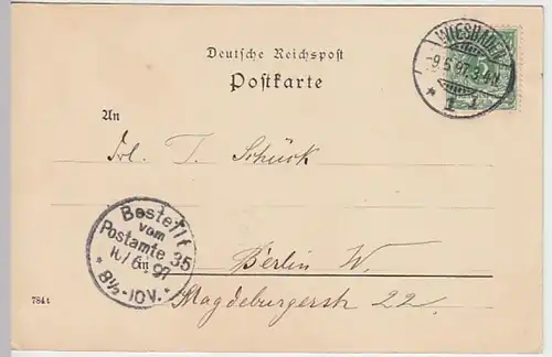 (28002) AK Wiesbaden, Griechische Kapelle 1897