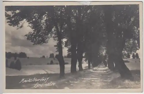 (27972) Foto AK Marktoberdorf, Lindenallee, vor 1945