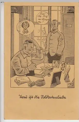 (27942) AK Patriotika >Treu ist die Soldatenliebe