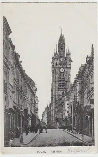 (27943) AK Douai, Belfried, Beffroi 1917