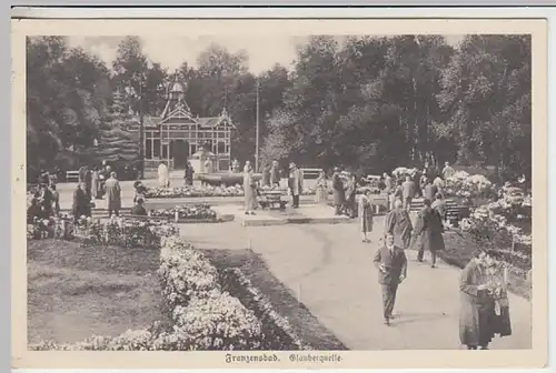 (27939) AK Franzensbad, Frantiskovy Lazne, Glauberquelle 1918