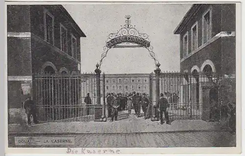 (27932) AK 1. WK, Douai, Kaserne, Caserne Conroux 1918