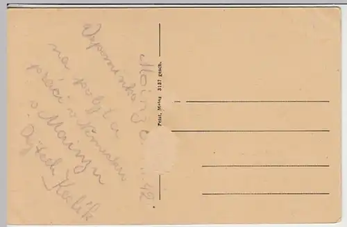 (27858) AK Mainz, Straßenbrücke 1942