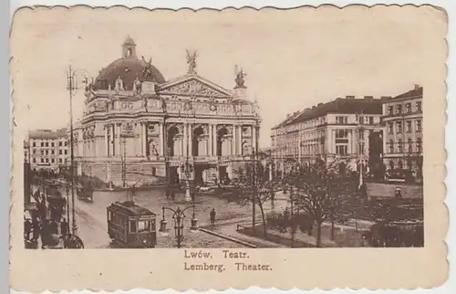 (27849) AK Lemberg, Lwow, Theater um 1910