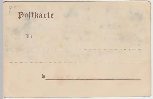 (27821) AK Großtabarz, Torsteinfelsen im Lauchagrund, bis 1905