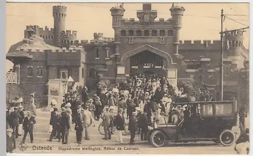 (27805) AK Ostende, Hippodrome Wellington, Feldpost 1915