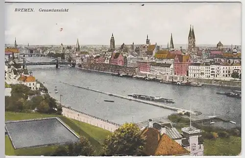 (27799) AK Bremen, Gesamtansicht 1910/20er