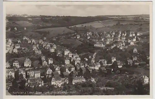 (27800) Foto AK Wetzlar, Panorama, Stoppelberger Hohl, vor 1945