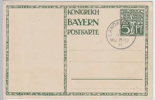 (27716) Motiv-Ganzsache 90. Geburtstag Prinzregent Luitpold 1911