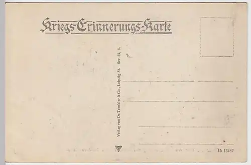 (27682) AK 1. WK Craonne, ehemals franz. Schützengraben 1914-18