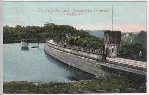 (27499) AK Remscheid, Eschbachtalsperre 1910
