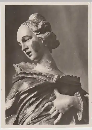 (27480) Foto AK Berlin, Skulptur Immaculata, Teilansicht
