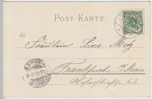 (27424) Künstler AK Pfingsten, Es rolle heiter dein Schicksalsrad 1900