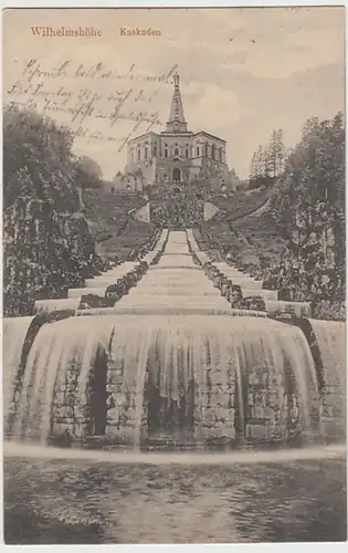 (27416) AK Bad Wilhelmshöhe, Kaskaden, Oktogon 1913
