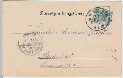 (27389) AK Wien, Rathaus 1901